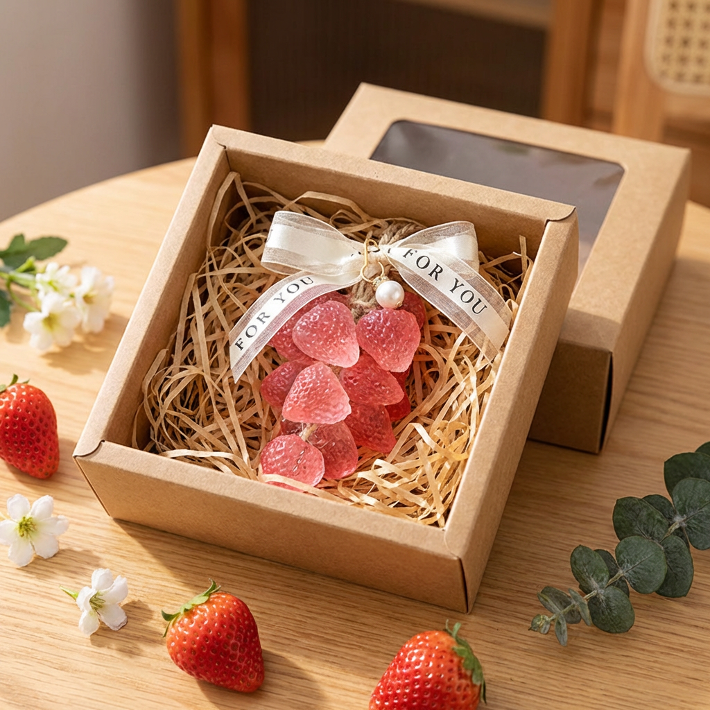 Crystal Strawberry Soap