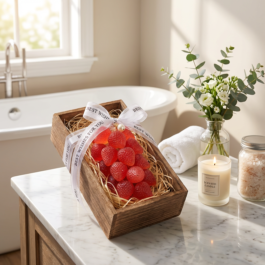 Crystal Strawberry Soap