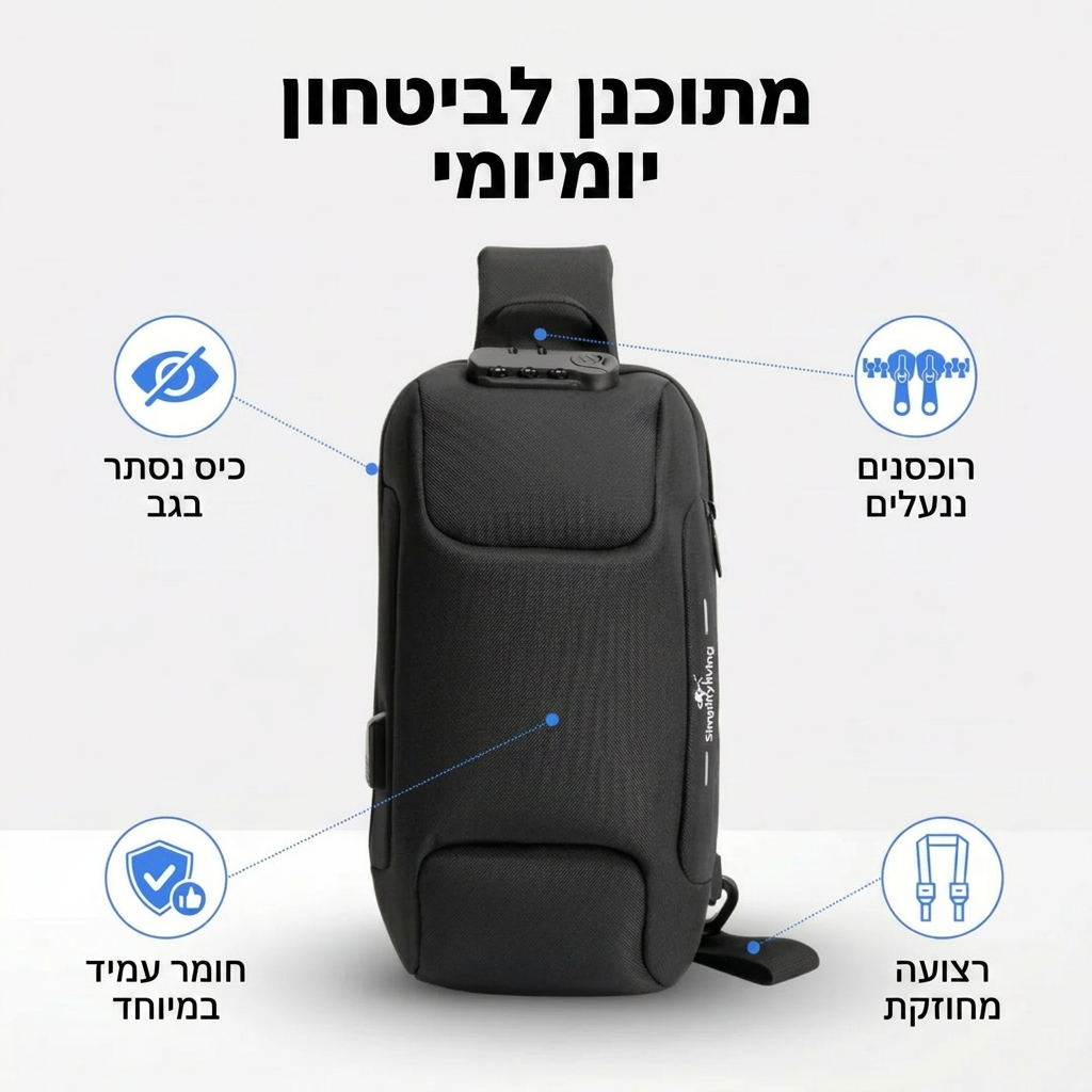 AirBoo Pack™ תיק צד נגד גניבות