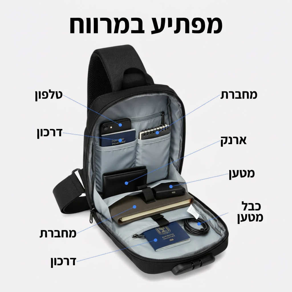 AirBoo Pack™ תיק צד נגד גניבות