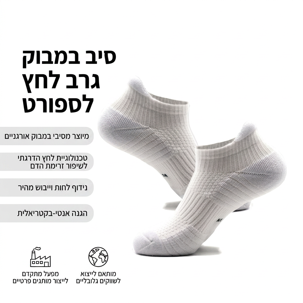 BambooDry גרבי  מבמבוק סופגי זיעה ואנטיבקטריאליים