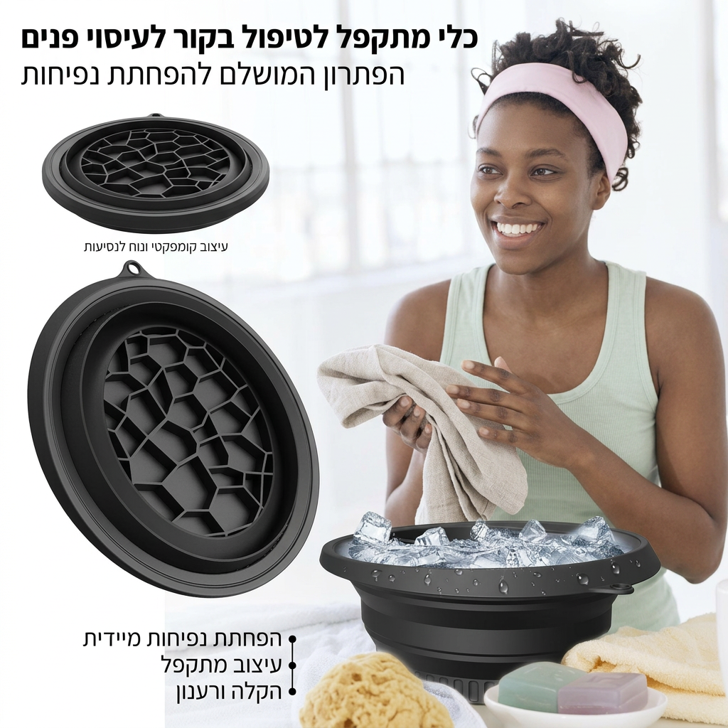 IceLuna™ – אמבטיית קרח לפנים