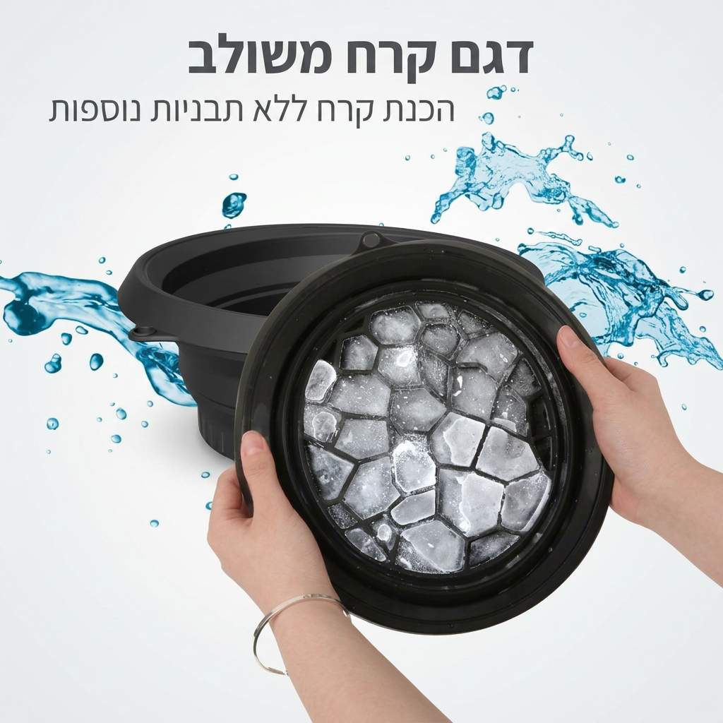 IceLuna™ – אמבטיית קרח לפנים