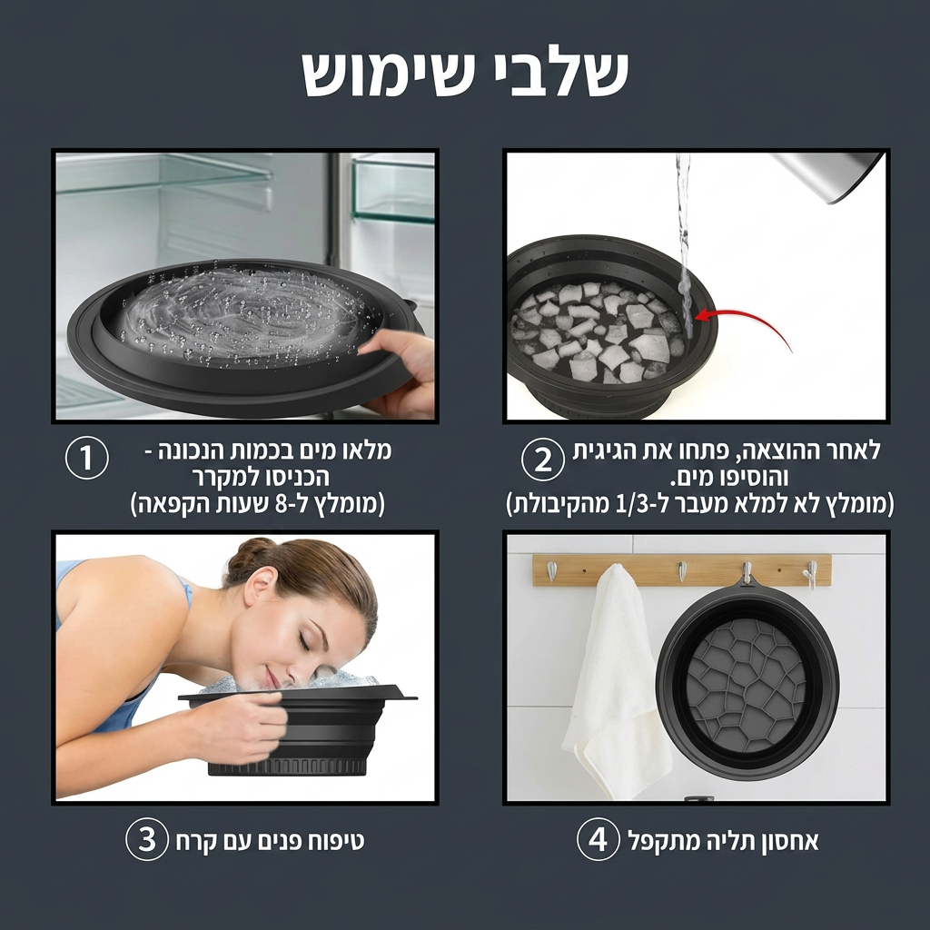 IceLuna™ – אמבטיית קרח לפנים