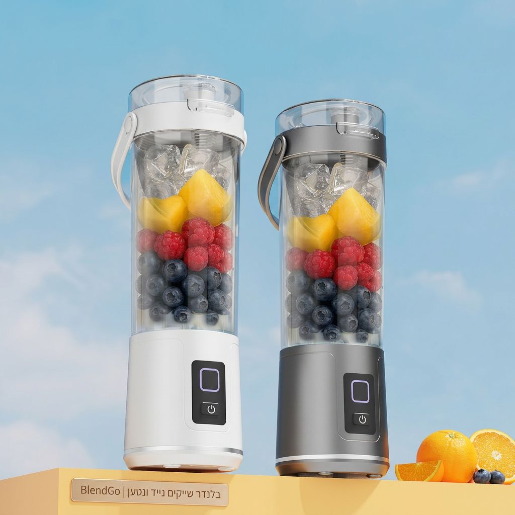 BlendGo™ | בלנדר שייקים נייד ונטען