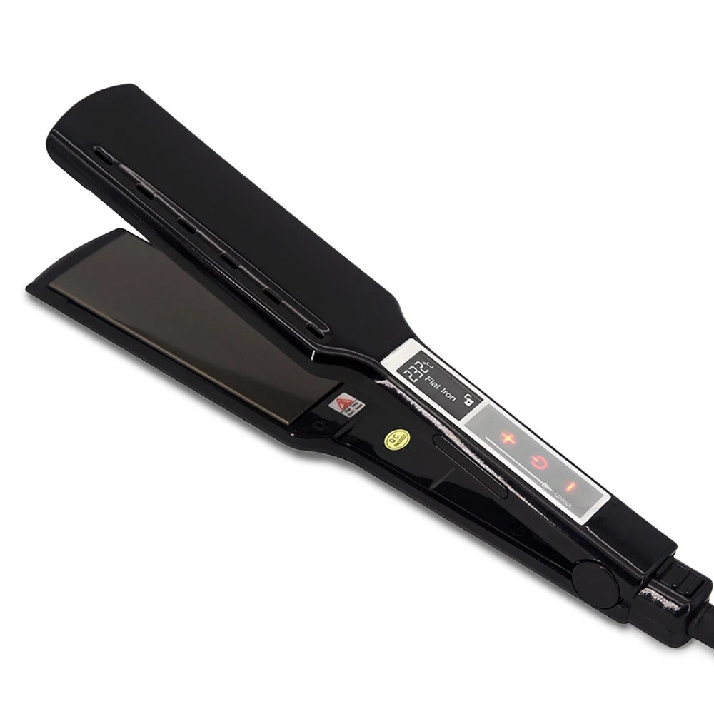 מברשת החלקת שיער עם פלטות טיטניום