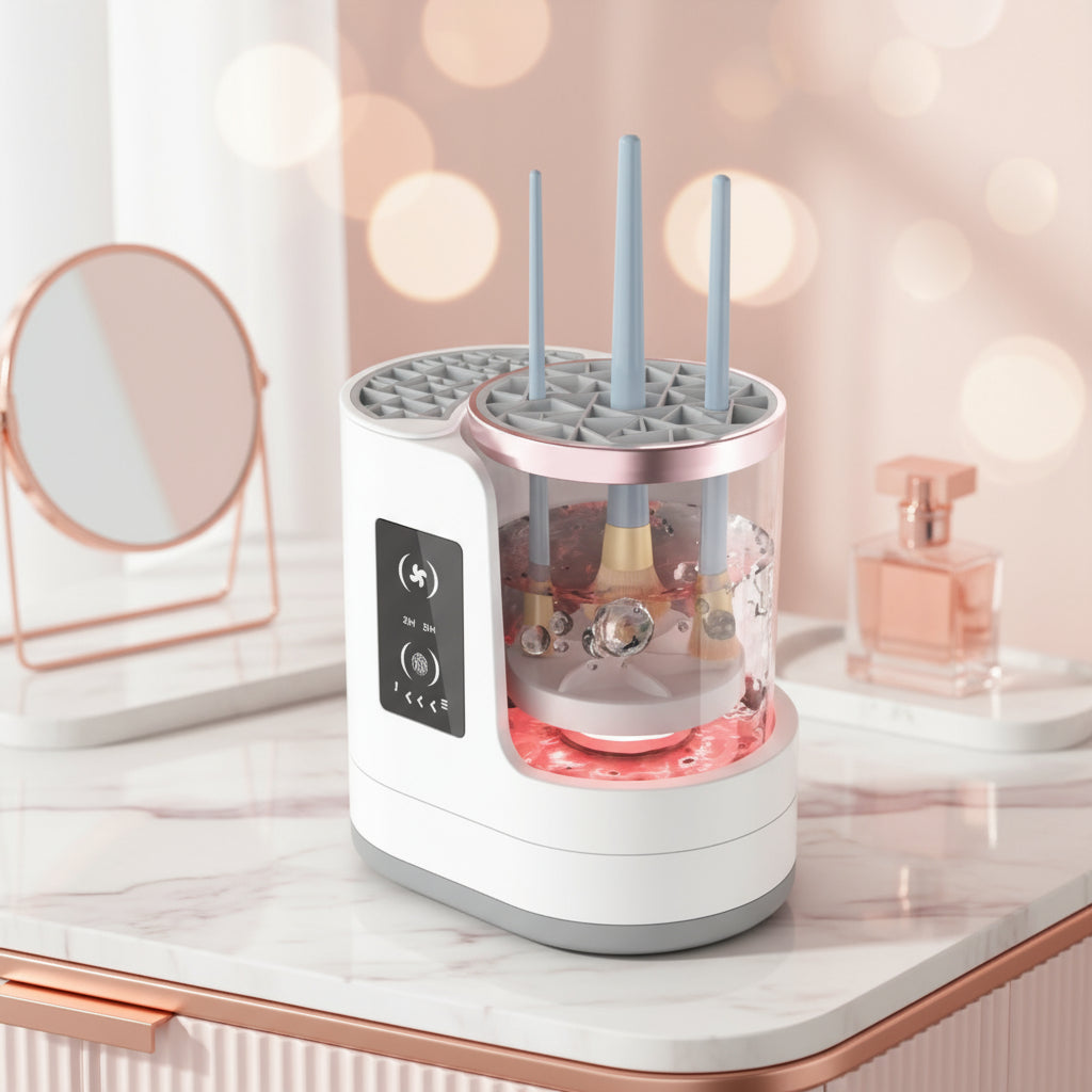 מנקה מברשות איפור חשמלי – הכלי הבלעדי שלך לניקוי מושלם